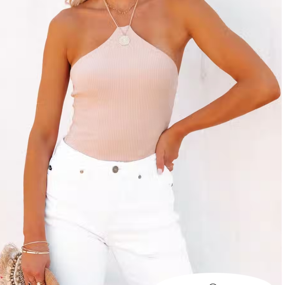 Vici beige bodysuit
